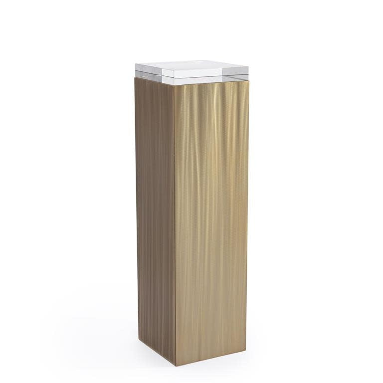 John-Richard Lucena pale gold pedestal II | Cayen Home