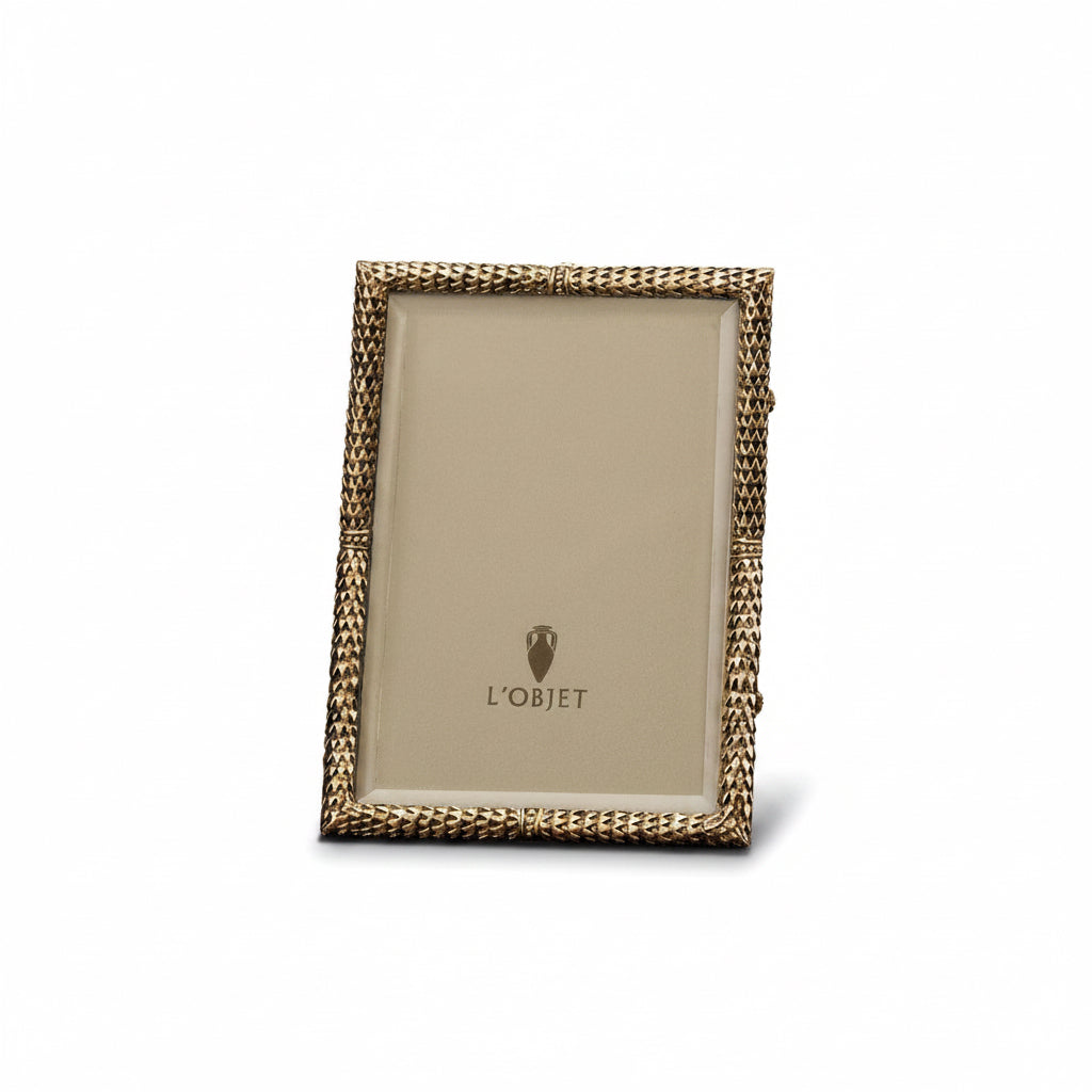 L'Objet Scales frame, gold, 4x6 | Cayen Home