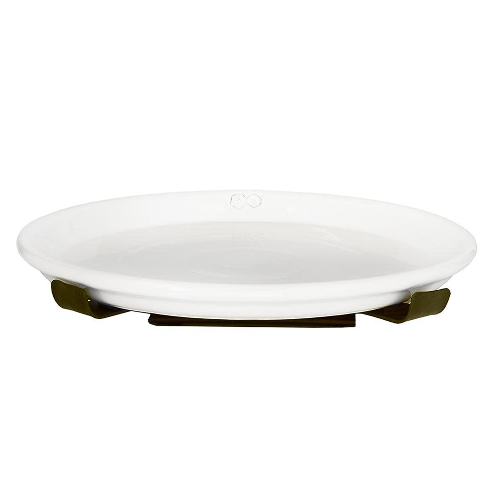 Jan Barboglio Floja Susana lazy Susan with white ceramic platter | Cayen Home