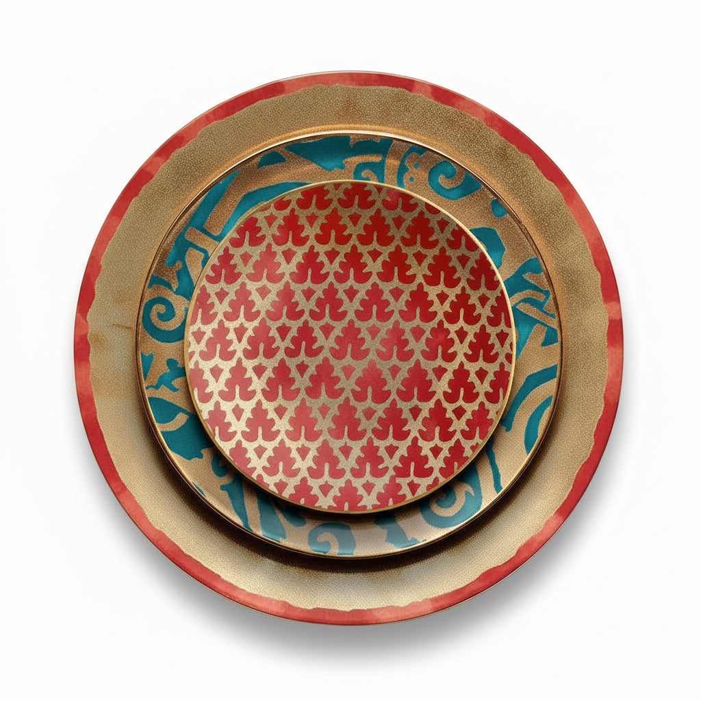 L'Objet Fortuny Murillo canape plates, set of 4, view 2 | Cayen Home