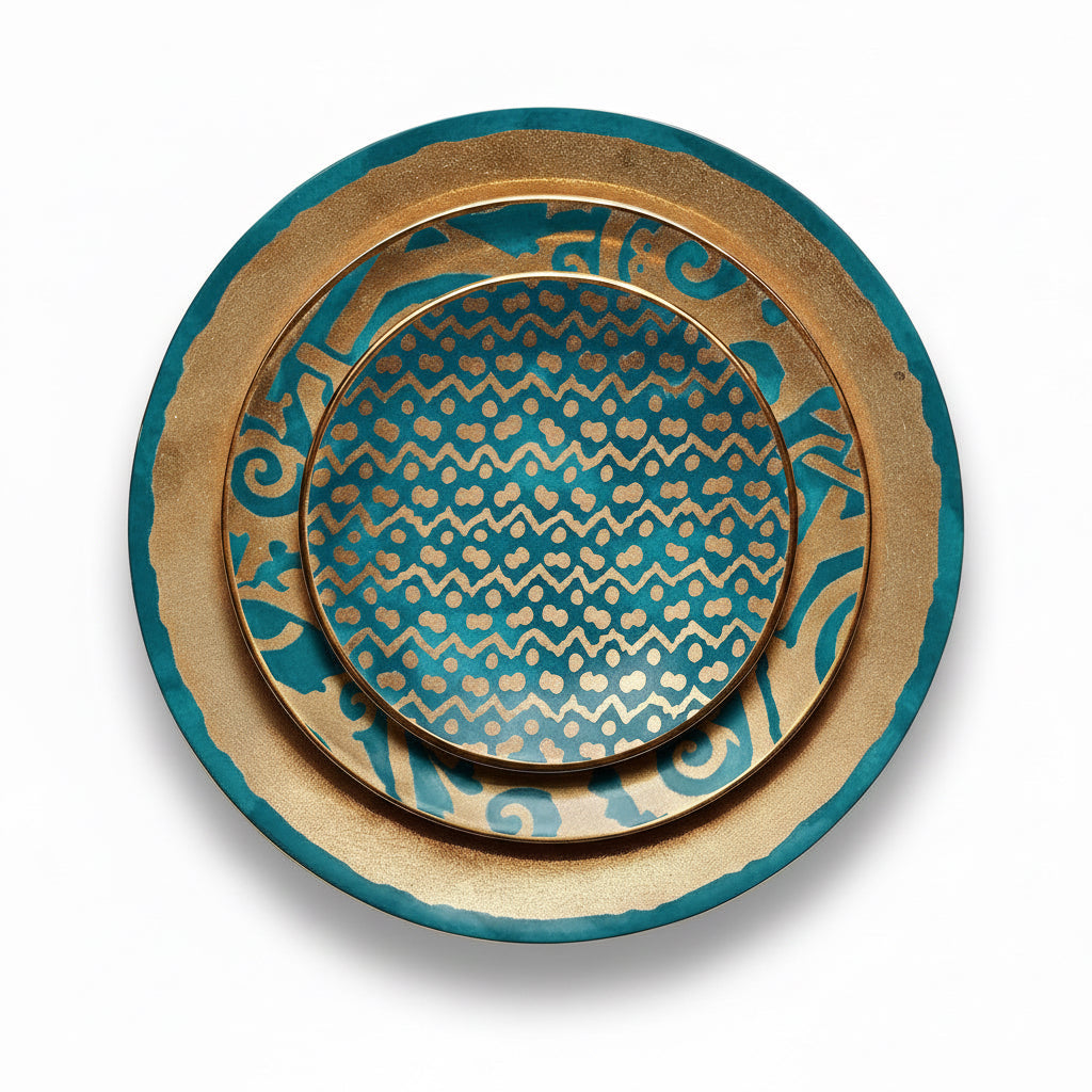 L'Objet Fortuny Tapa canape plates, set of 4, view 2 | Cayen Home
