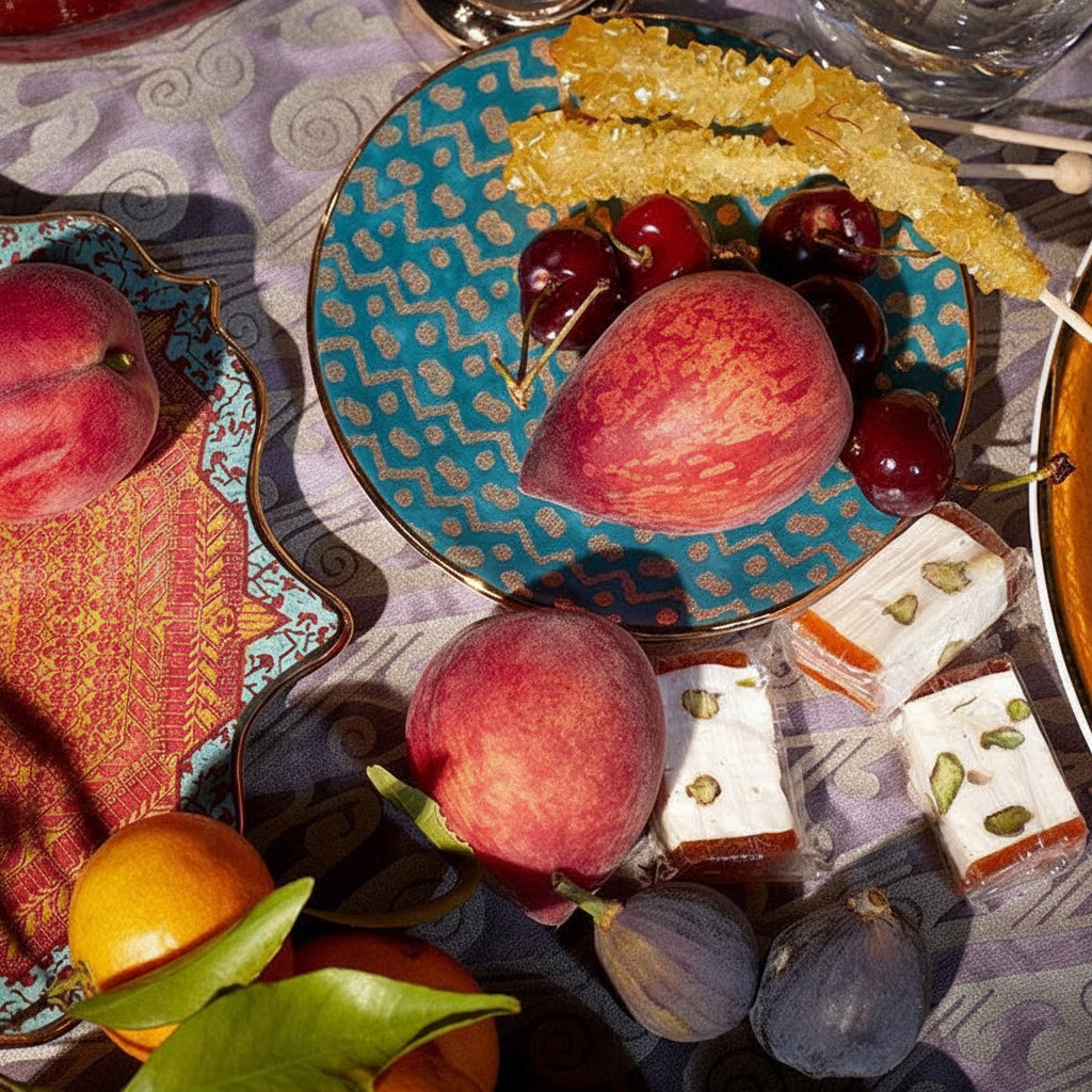L'Objet Fortuny Tapa canape plates, set of 4, view 4 | Cayen Home