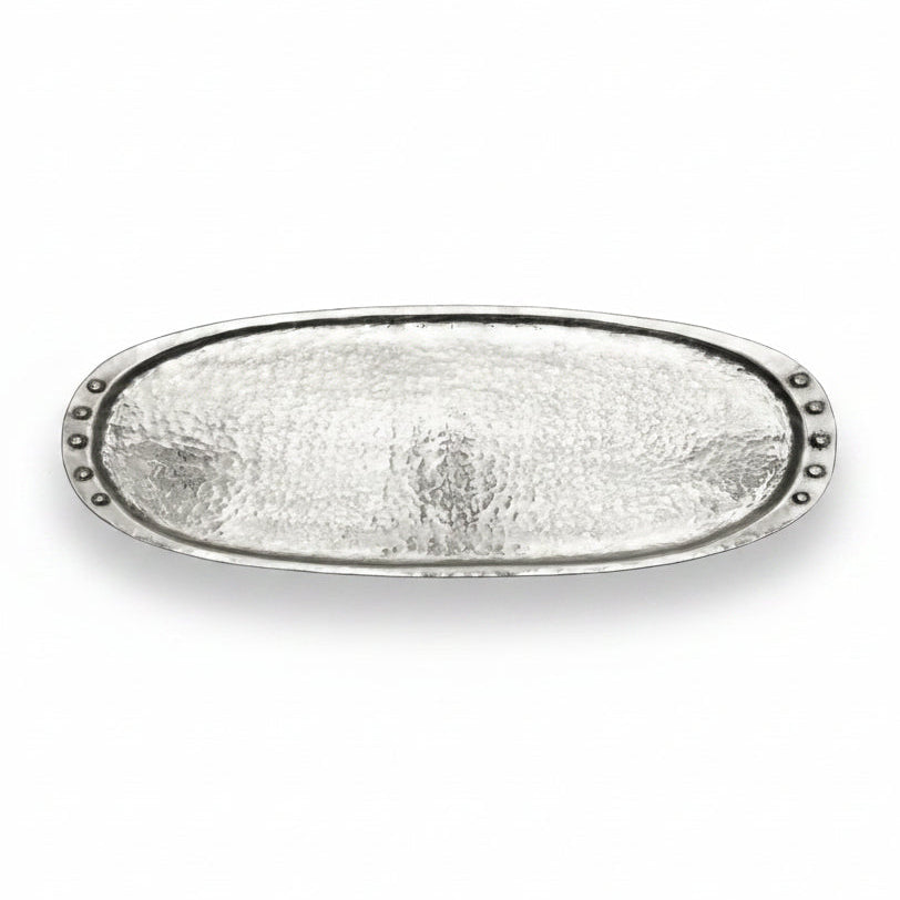 Jan Barboglio Ovala tray, nickel | Cayen Home