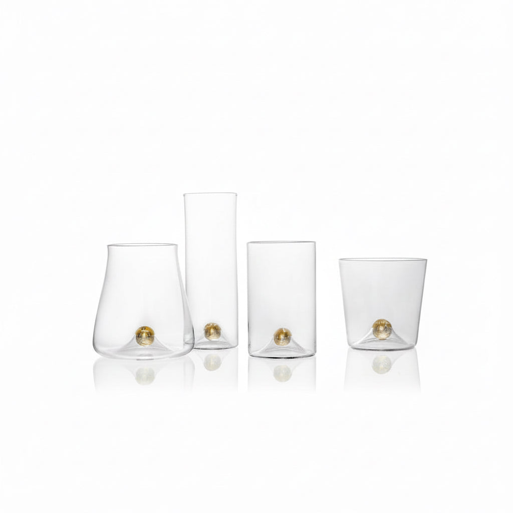 L'Objet Oro champagne glass, view 2 | Cayen Home