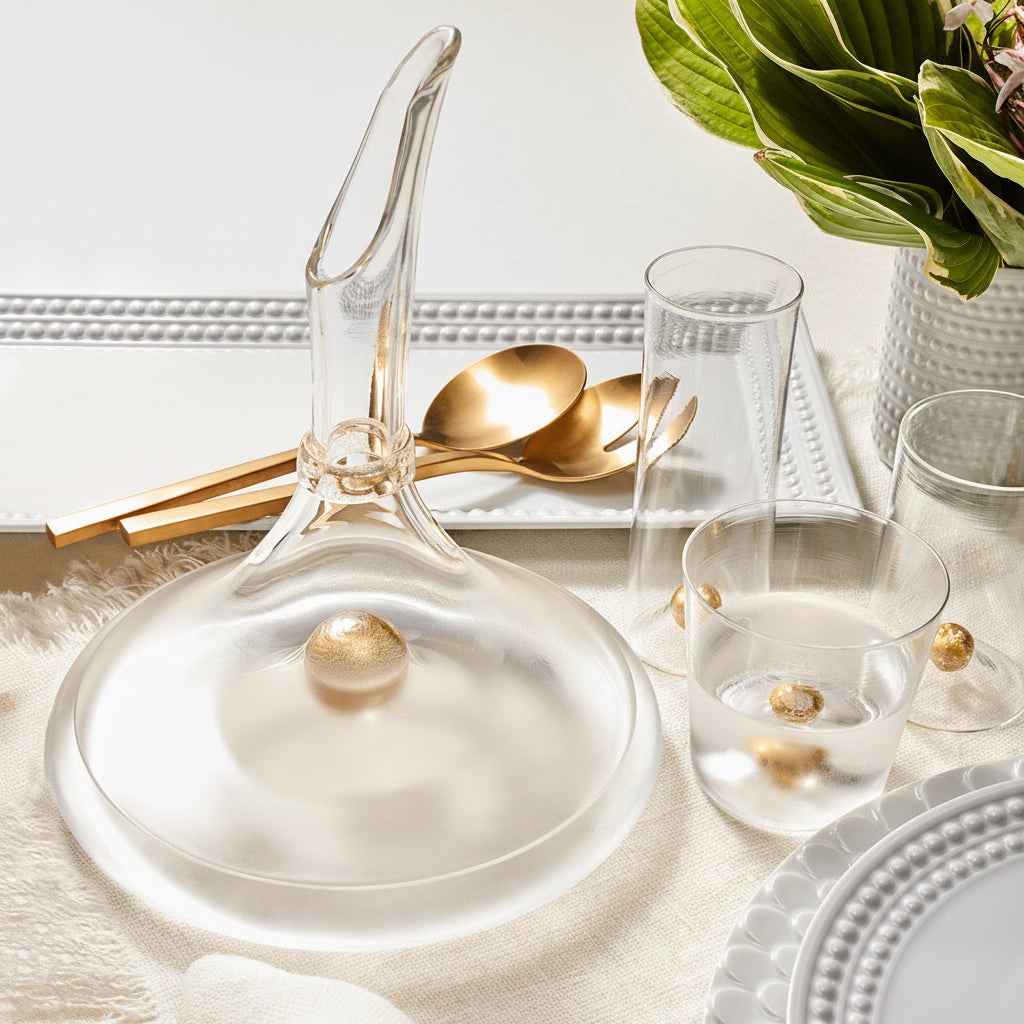 L'Objet Oro champagne glass, view 4 | Cayen Home