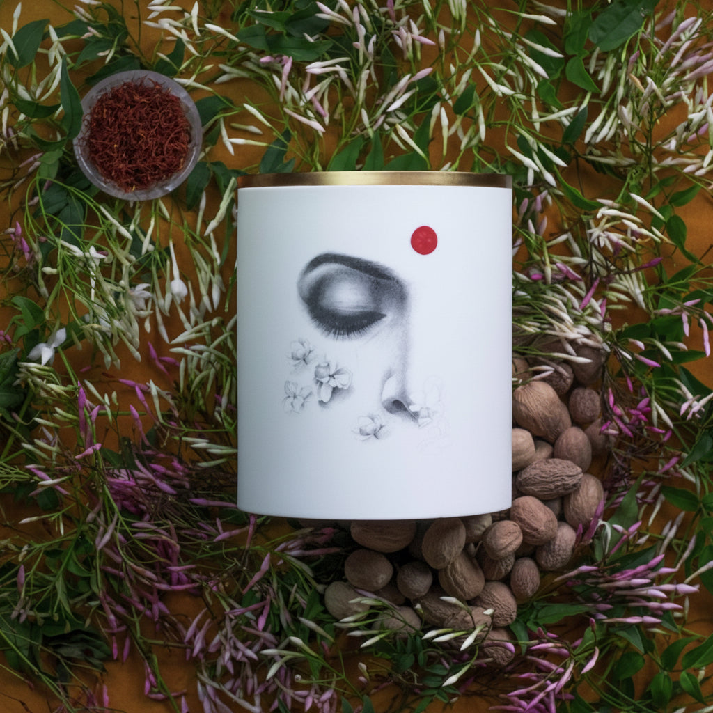 L'Objet Jasmin d'Inde No. 6 candle, view 3 | Cayen Home