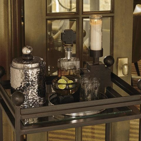 Jan Barboglio El Puro Hielo lidded ice bucket, view 2 | Cayen Home