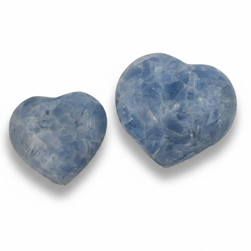 Blue calcite heart 14A | Cayen Home