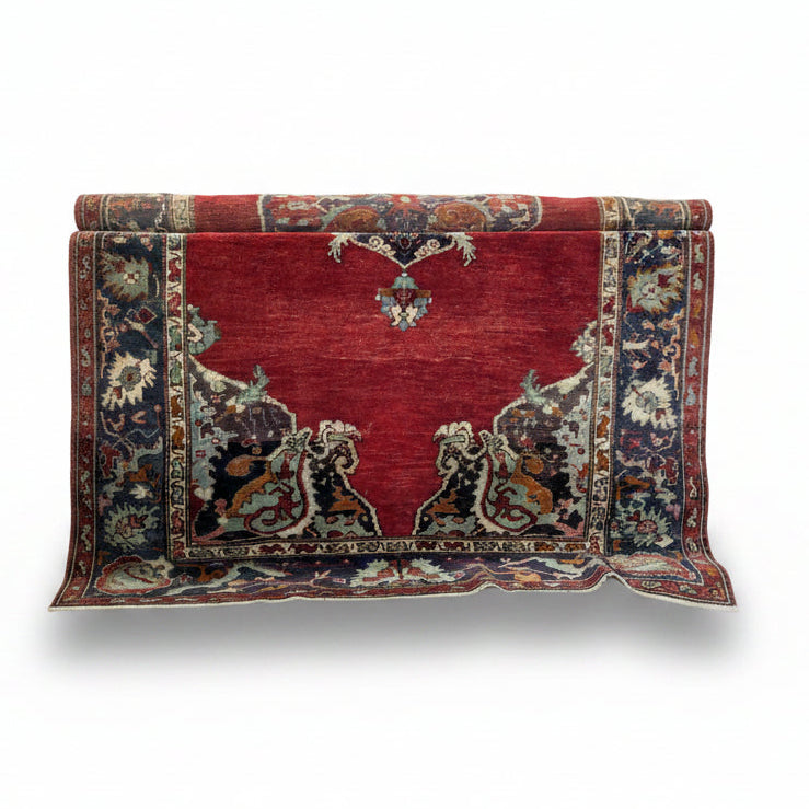 Silk red Persian rug | Cayen Home