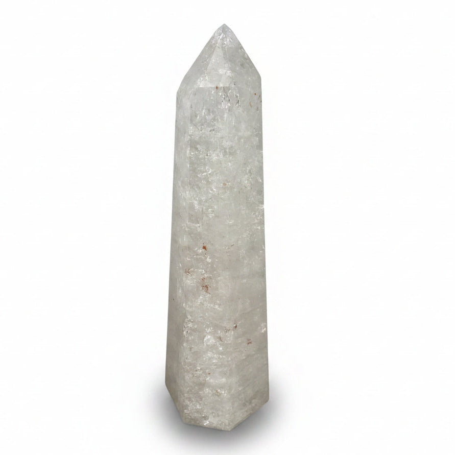 Crystal quartz pyramid A with red inclusion | Cayen Home