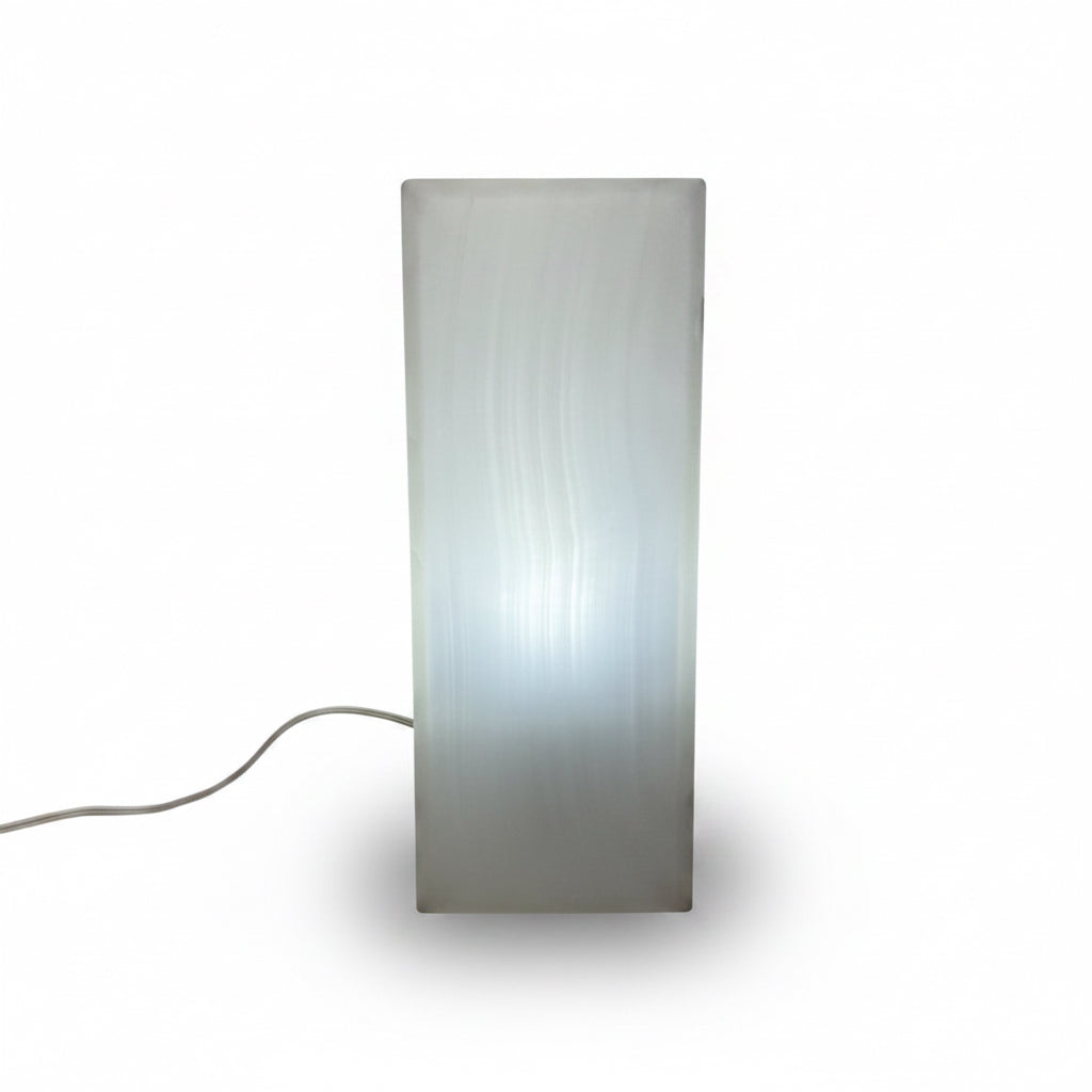 White onyx gemstone lamp, 40x15cm | Cayen Home