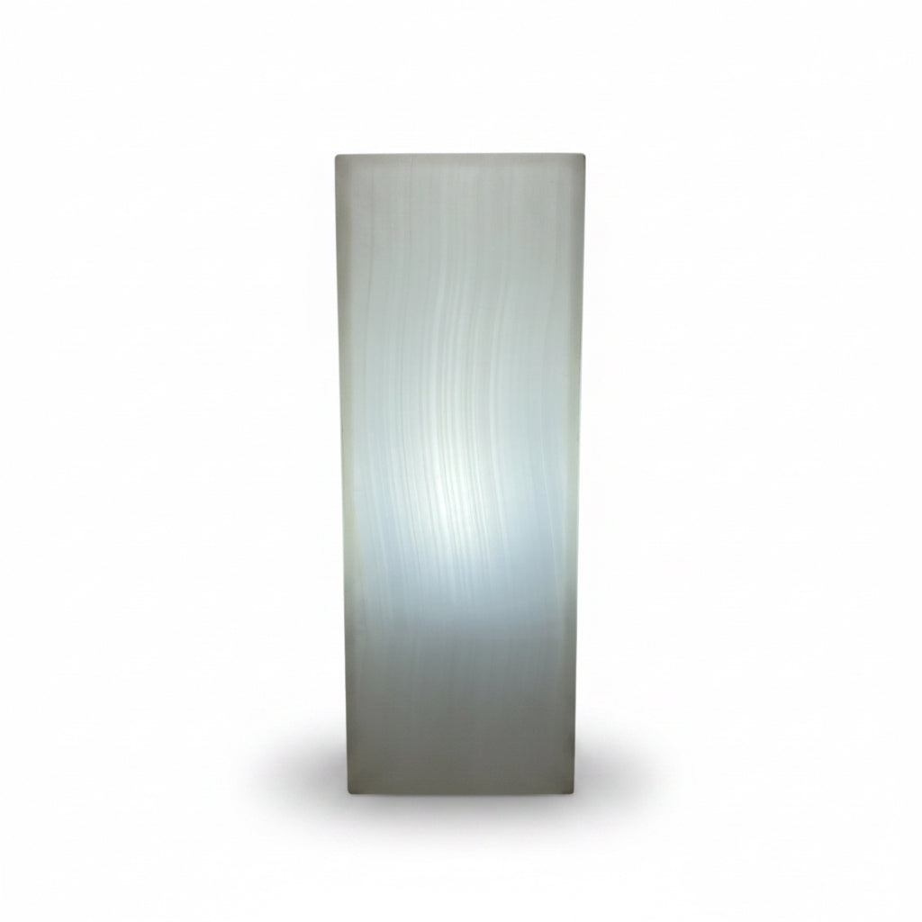 White onyx gemstone lamp, 40x15cm, view 4 | Cayen Home