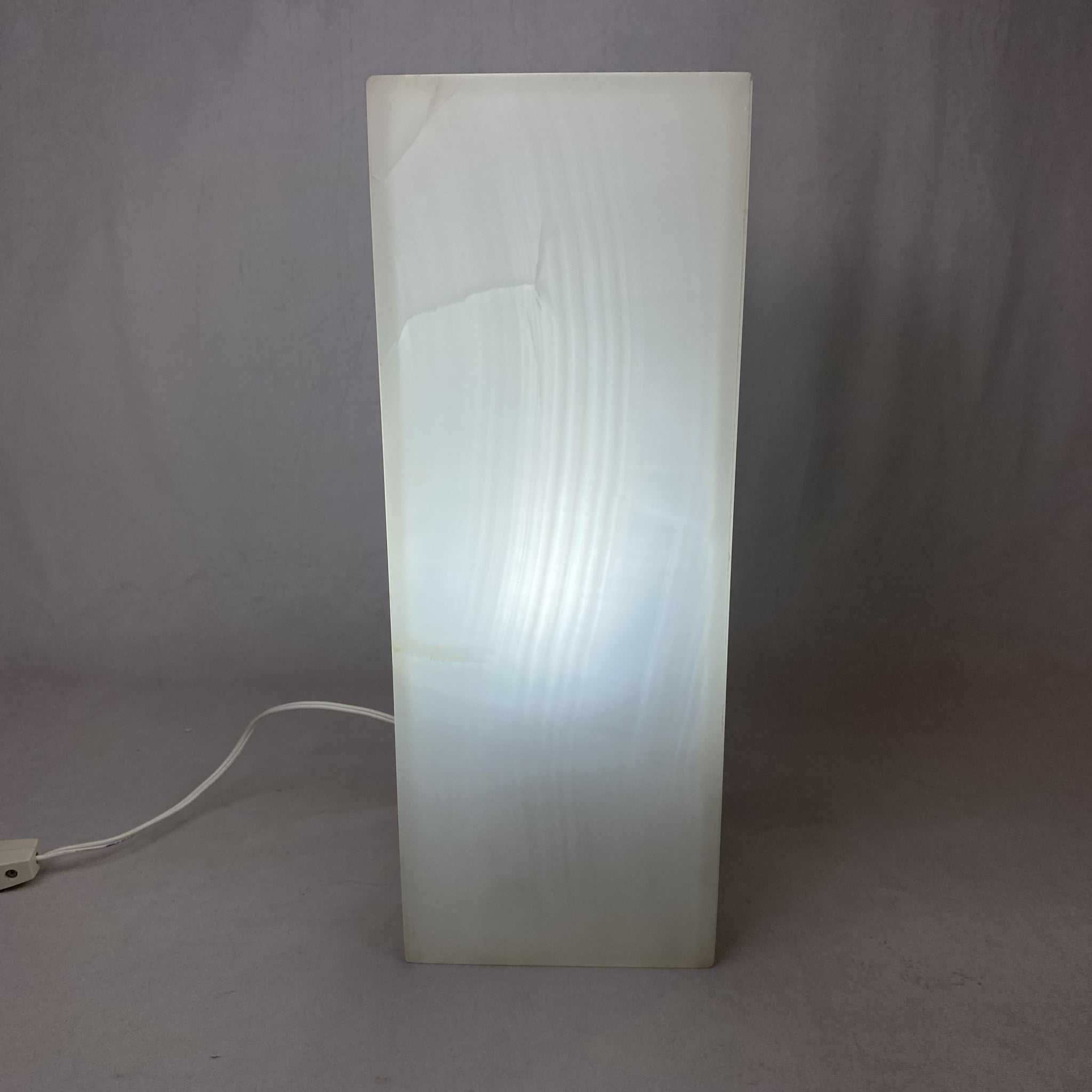 White onyx gemstone lamp, 40x15cm, view 3 | Cayen Home