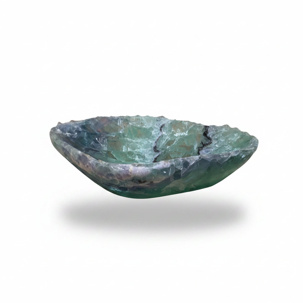 Fluorite bowl, 27x21x6cm, view 2 | Cayen Home