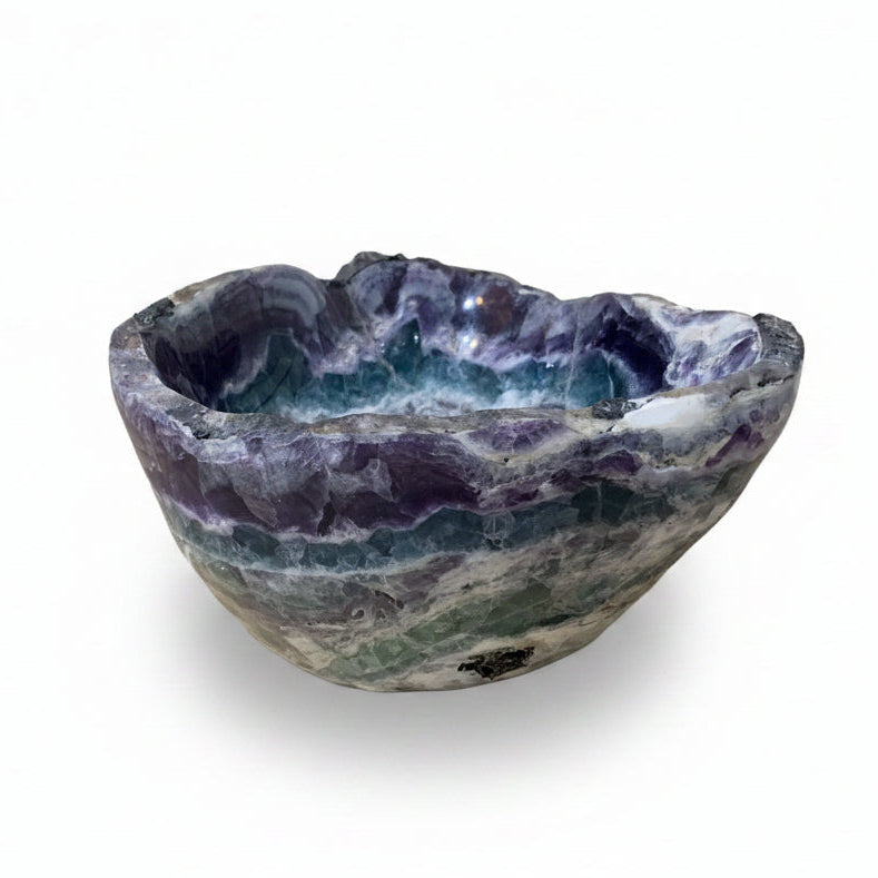 Fluorite bowl, 18x17x9cm | Cayen Home
