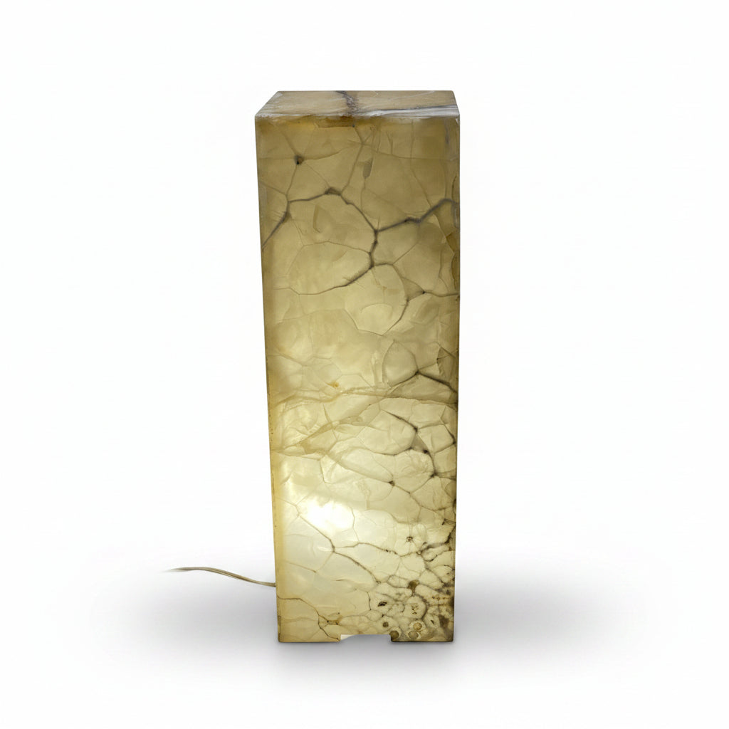 Onyx gemstone lamp, 50x17cm | Cayen Home