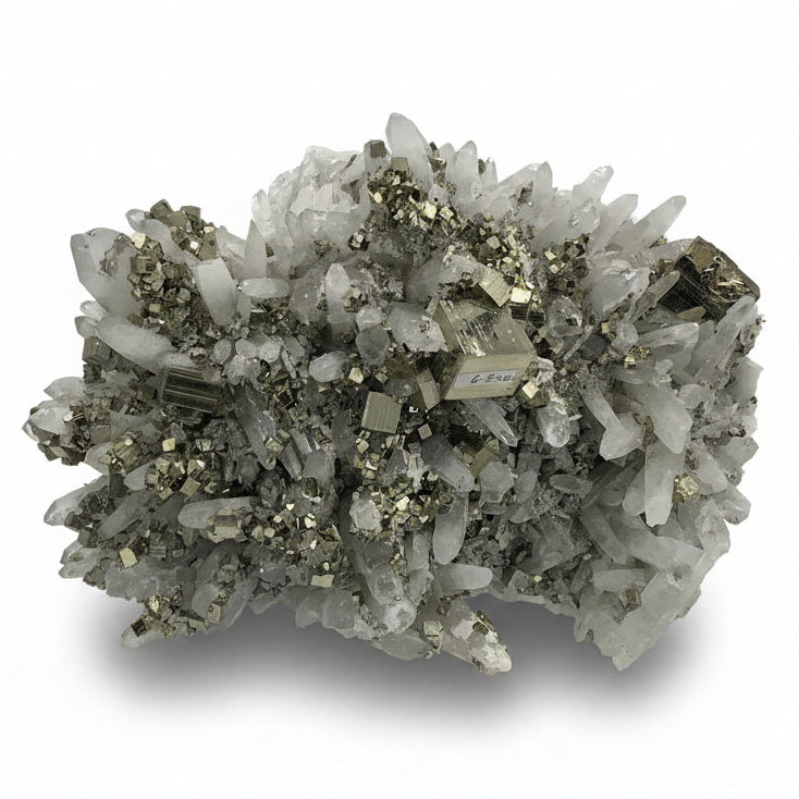 Pyrite cluster with quartz | Cayen Home