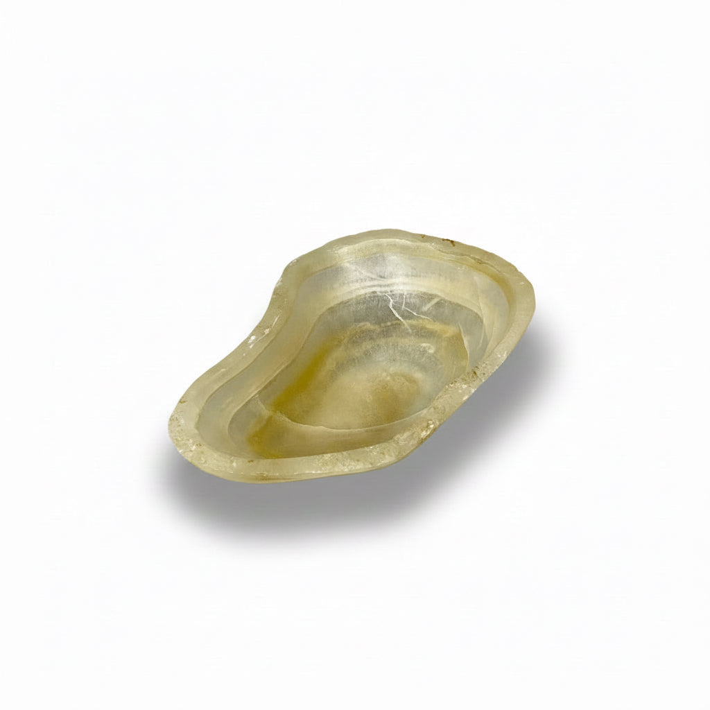 Amber onyx deep bowl, 20x15x8, F | Cayen Home