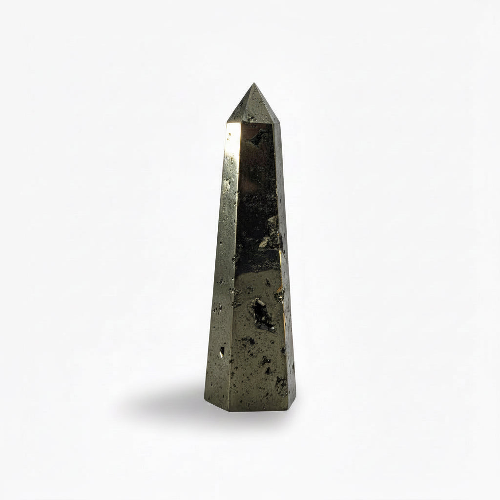 Pyrite obelisk, medium | Cayen Home
