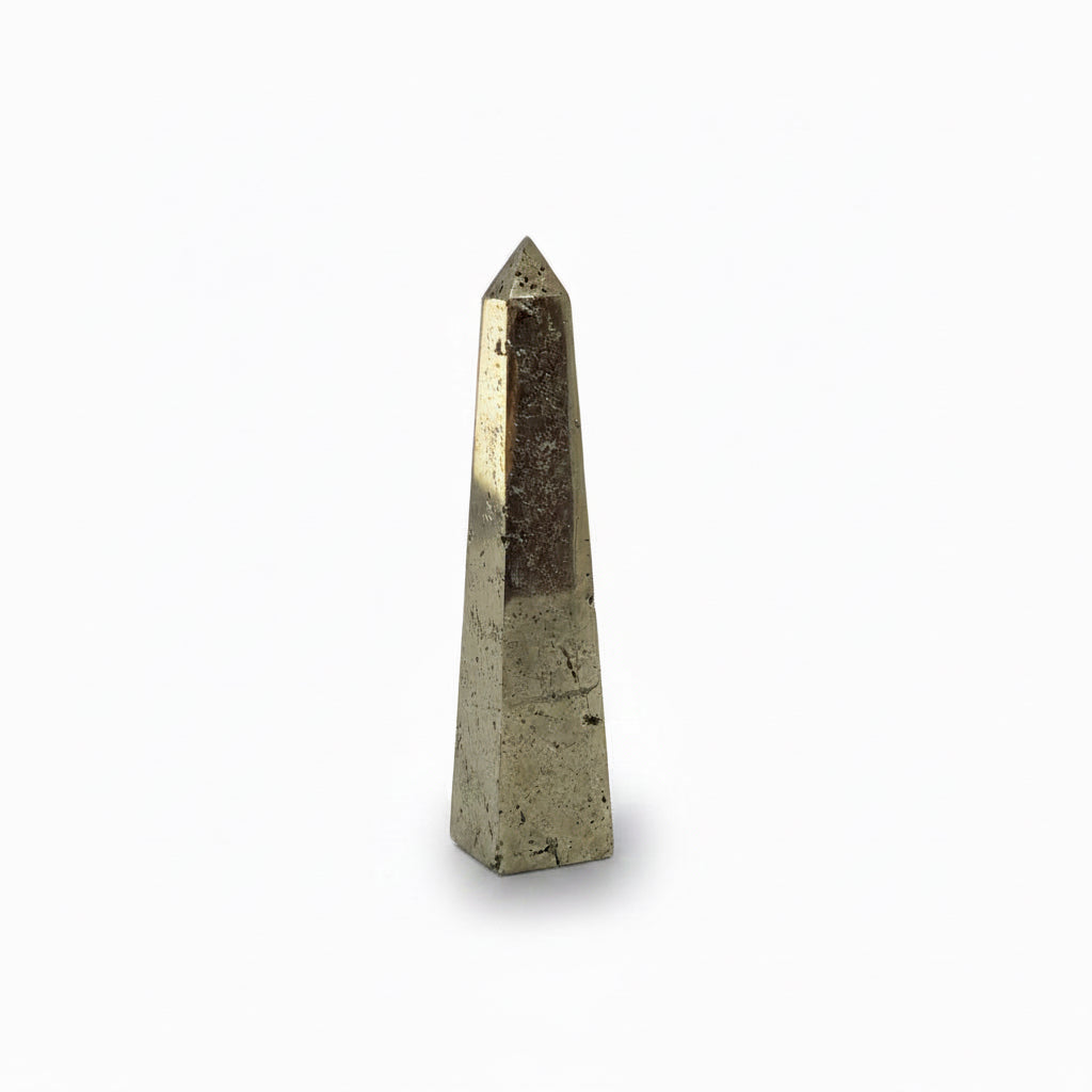 Pyrite obelisk, large | Cayen Home