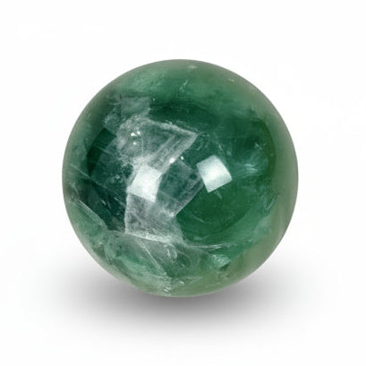 Polished fluorite sphere, large | Cayen Home
