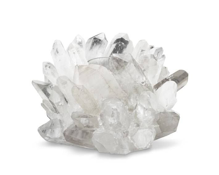 Clear quartz votive, medium | Cayen Home