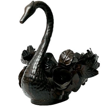 Jan Barboglio Patzcuaro swan jardiniere | Cayen Home