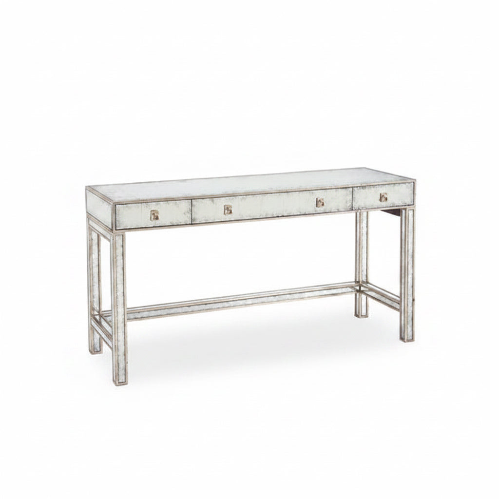 John-Richard eglomise mirrored vanity table | Cayen Home