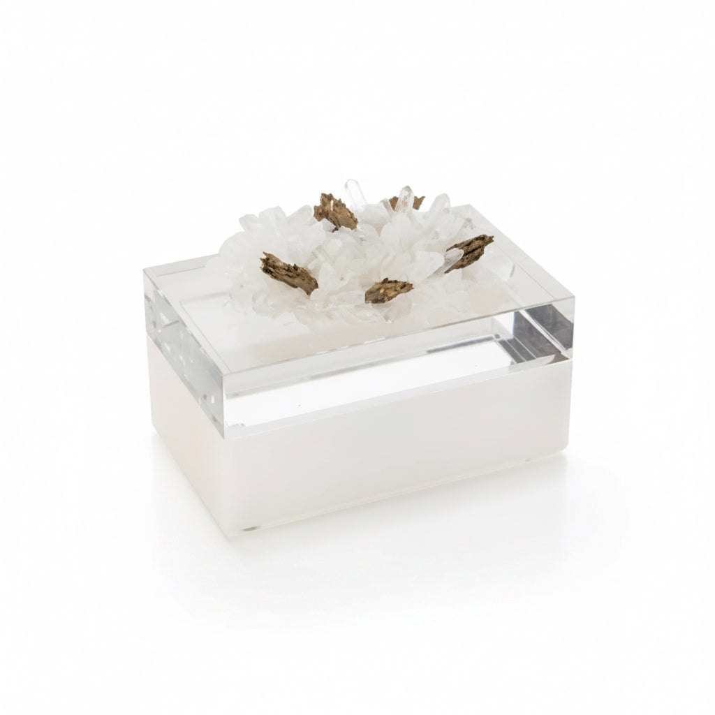 John-Richard Festooned in Stones box, rock crystal | Cayen Home