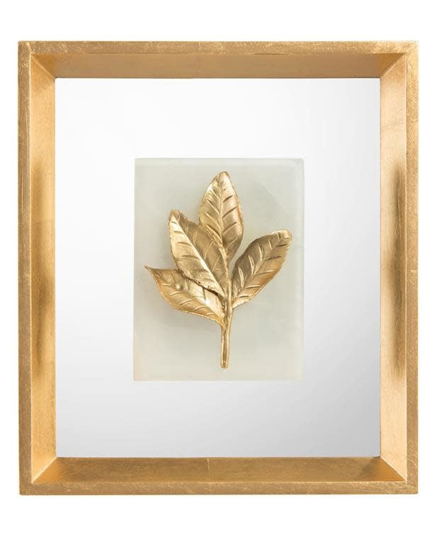 John-Richard Camellia Leaf on alabaster | Cayen Home