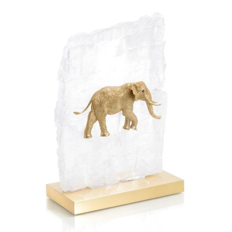 John-Richard selenite elephant | Cayen Home