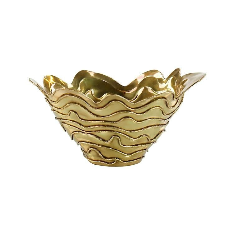 John-Richard Lagen bowl, polished brass | Cayen Home