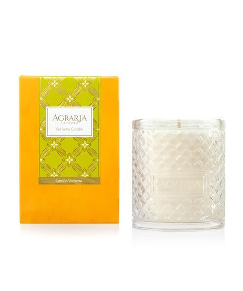 Agraria Lemon Verbena crystal candle, 7oz | Cayen Home