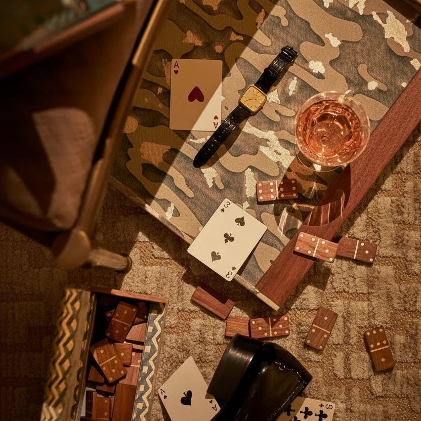 L'Objet Fortuny dominoes set, view 5 | Cayen Home