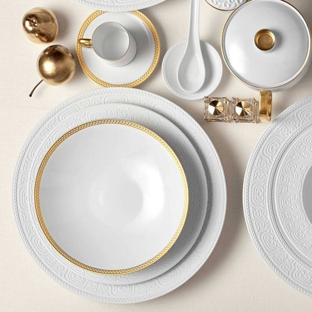 L'Objet Soie Tressee cereal bowl, view 2 | Cayen Home
