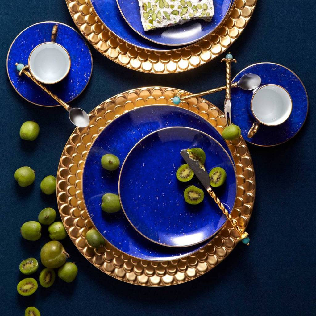 L'Objet Lapis dessert plates, set of 4, view 2 | Cayen Home