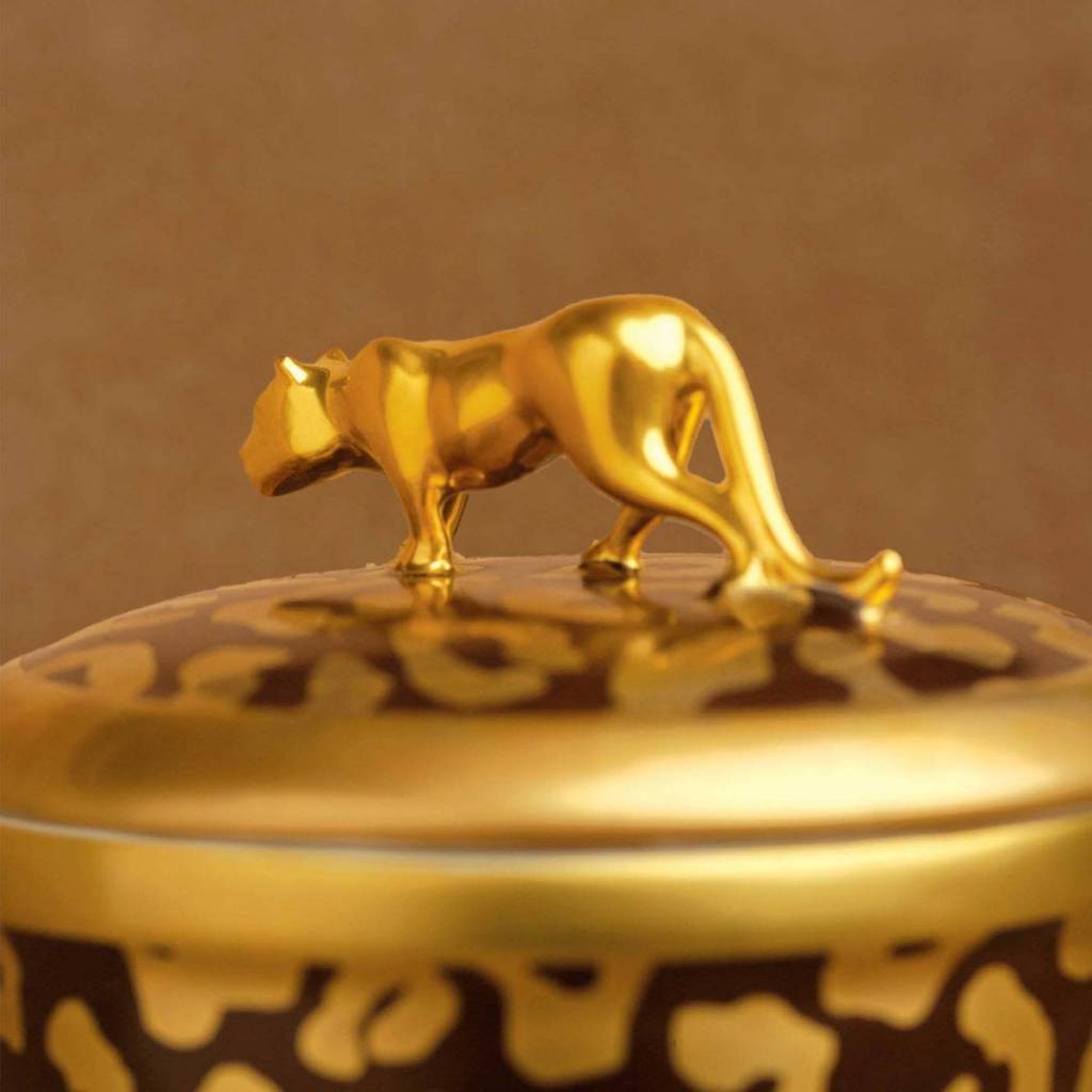 L'Objet leopard candle, view 3 | Cayen Home