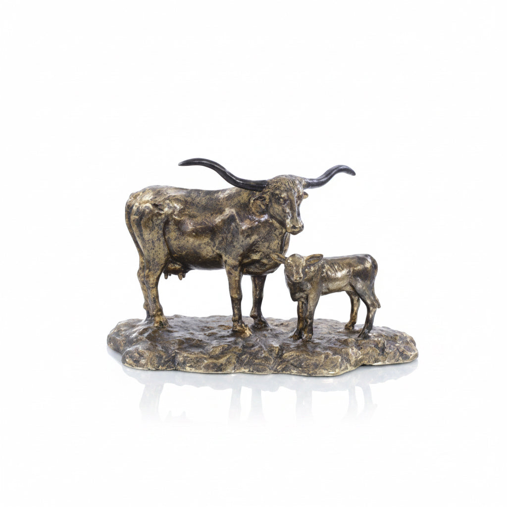 John-Richard longhorn sculpture | Cayen Home