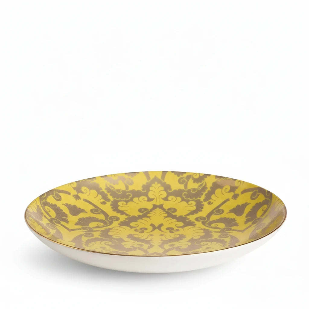 L'Objet Fortuny Laotze yellow coupe bowl, large, view 2 | Cayen Home
