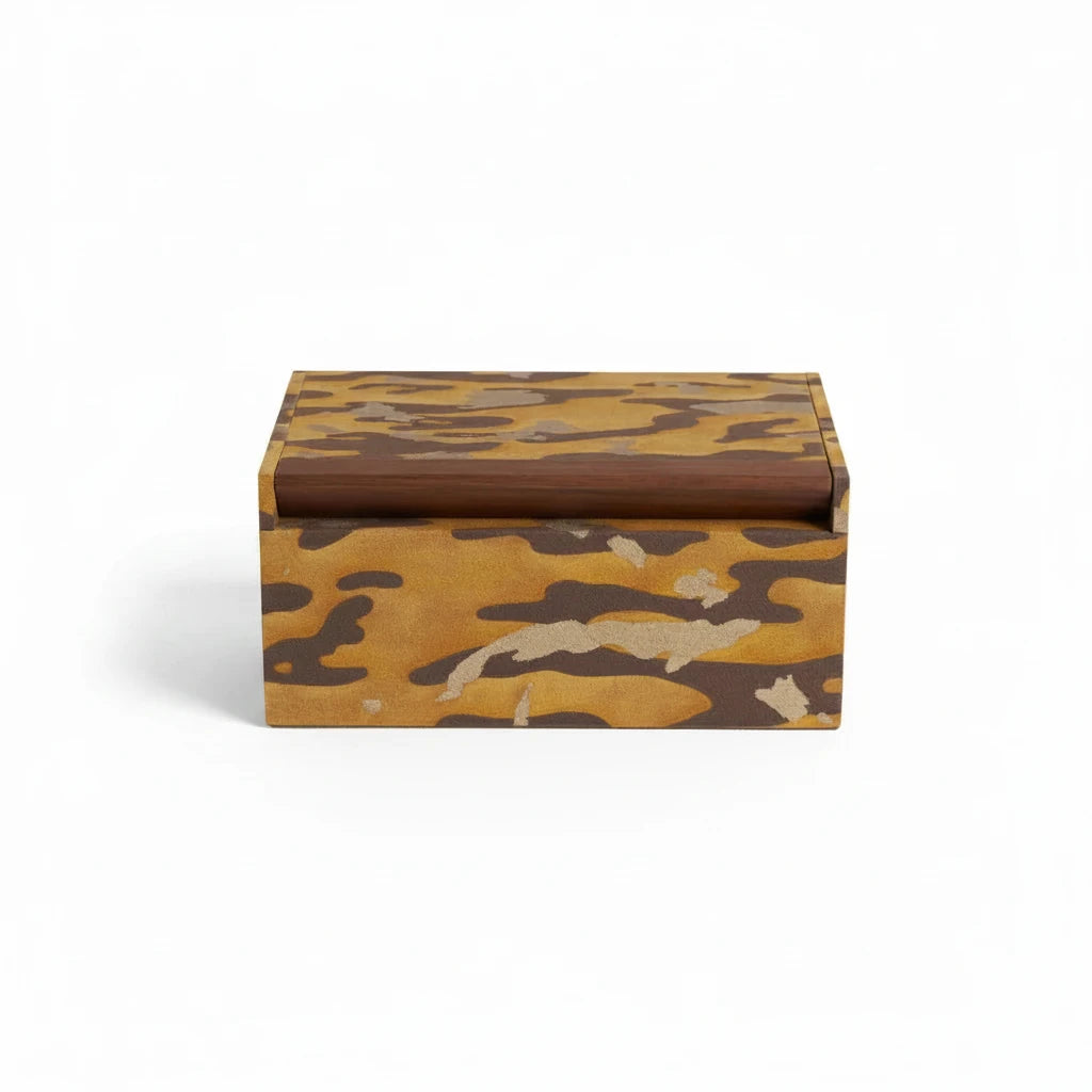 L'Objet Fortuny box, camo isole tiger | Cayen Home