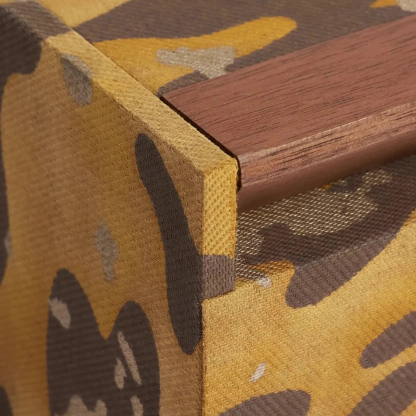 L'Objet Fortuny box, camo isole tiger, view 3 | Cayen Home
