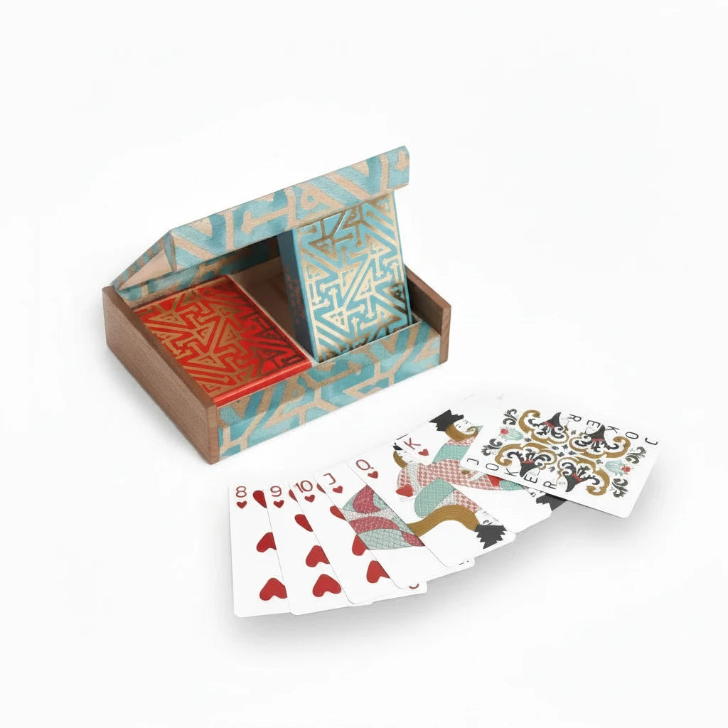 L'Objet Fortuny playing cards set, 2 decks, view 4 | Cayen Home