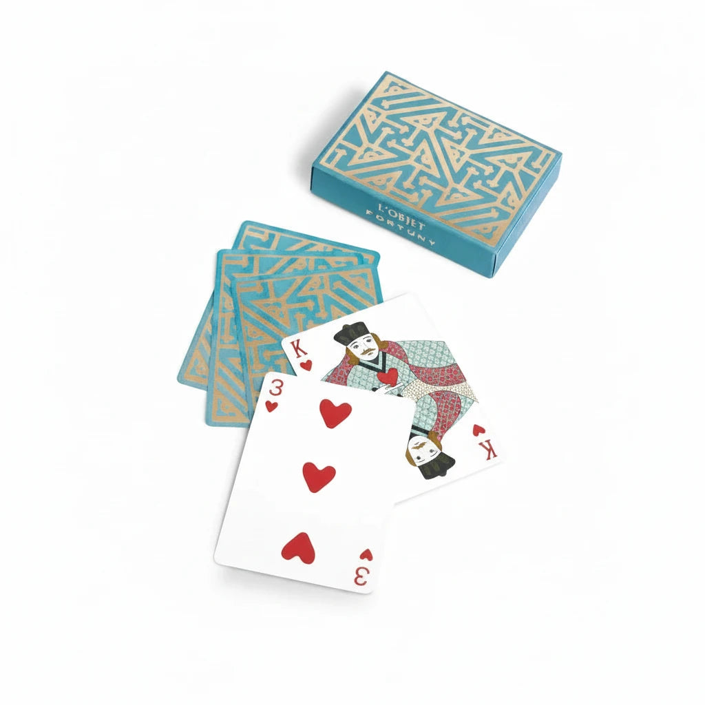 L'Objet Fortuny playing cards set, 2 decks, view 7 | Cayen Home