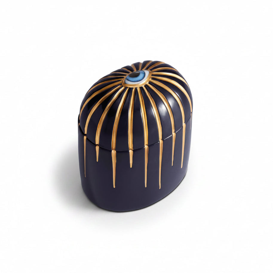 L'Objet Lito candle, bleu | Cayen Home