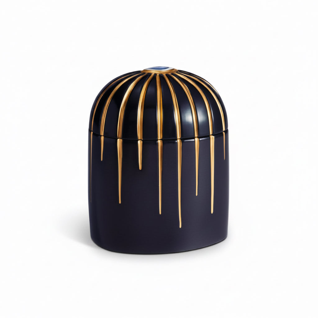 L'Objet Lito candle, bleu, view 2 | Cayen Home
