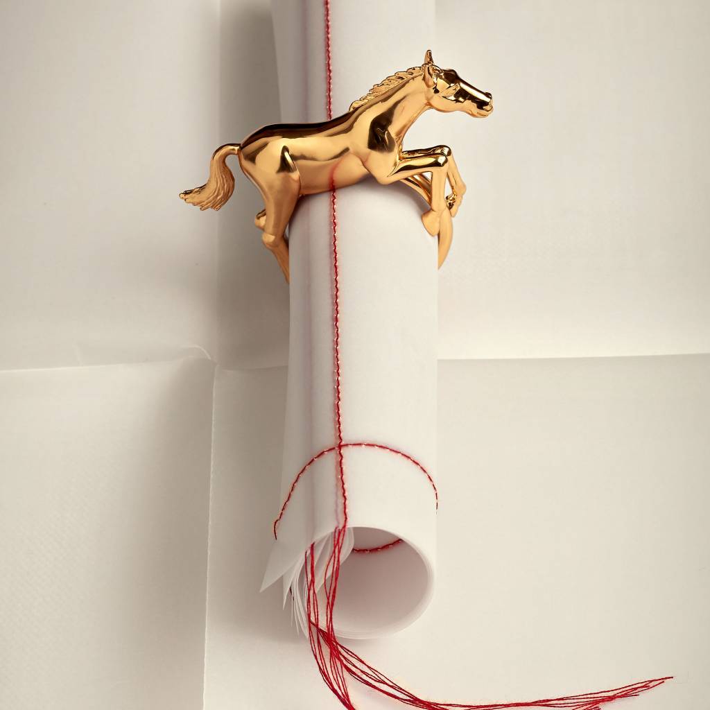L'Objet Horse napkin jewels, set of 4, view 2 | Cayen Home