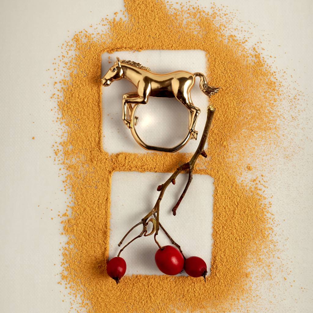 L'Objet Horse napkin jewels, set of 4, view 3 | Cayen Home