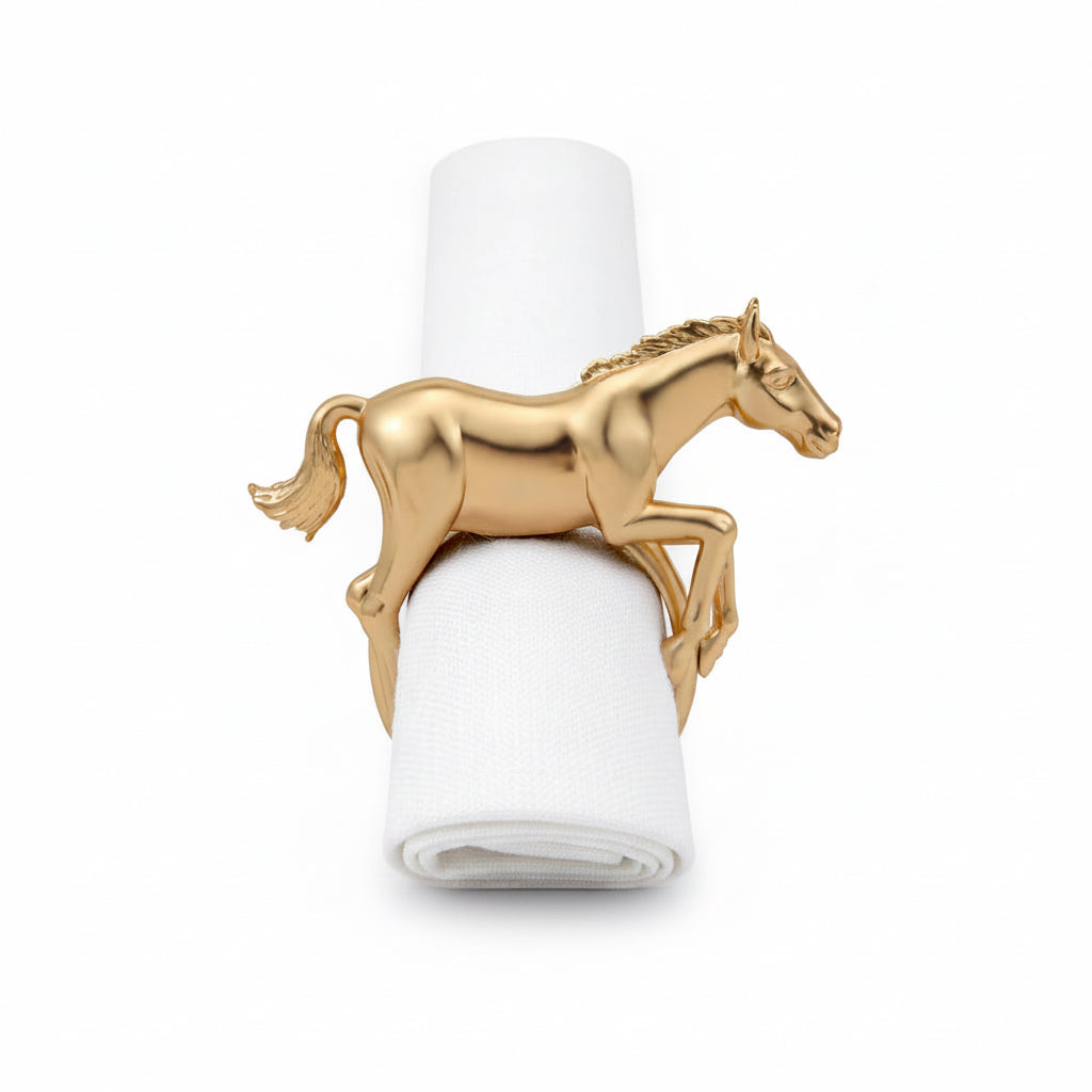 L'Objet Horse napkin jewels, set of 4 | Cayen Home