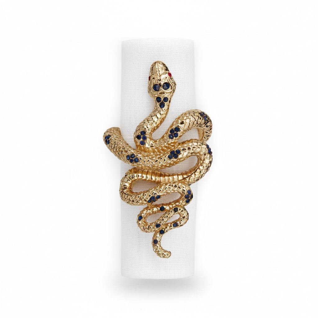 L'Objet Snake napkin jewels, set of 4 | Cayen Home