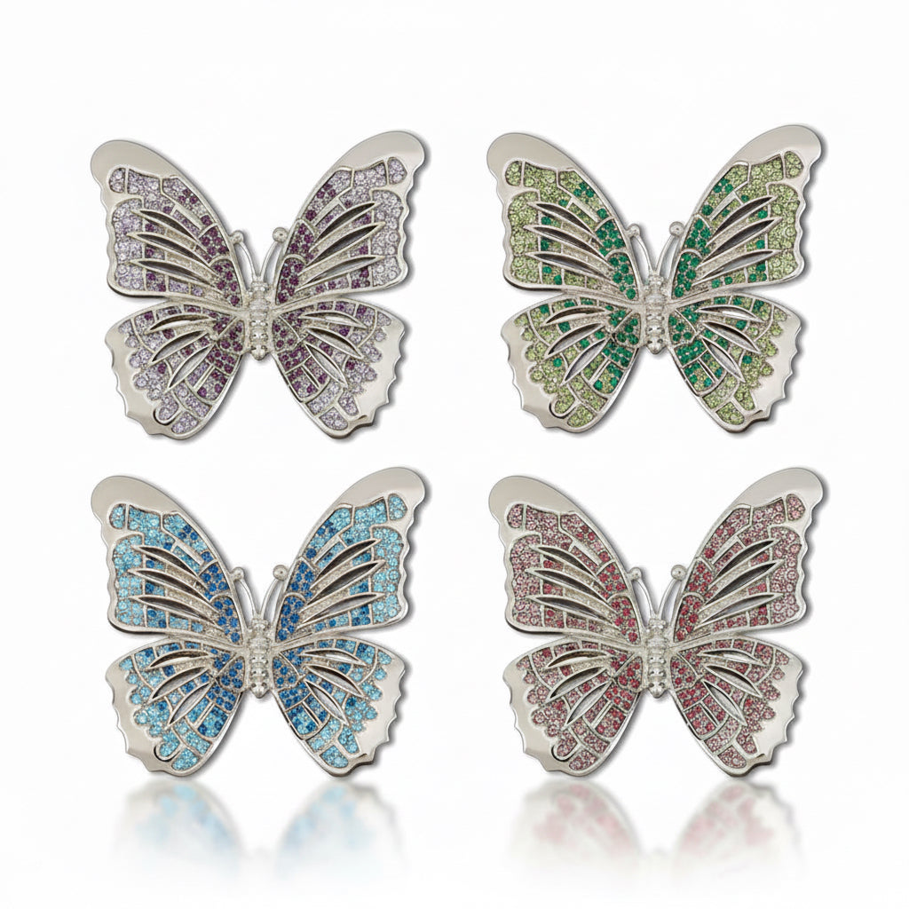 L'Objet Butterfly napkin jewels, set of 4 | Cayen Home